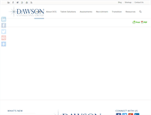 Tablet Screenshot of dawsonconsultinggroup.com